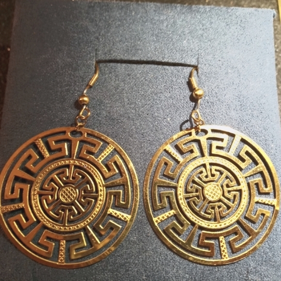 Disc Pierced Earrings - Picture 7 of 8